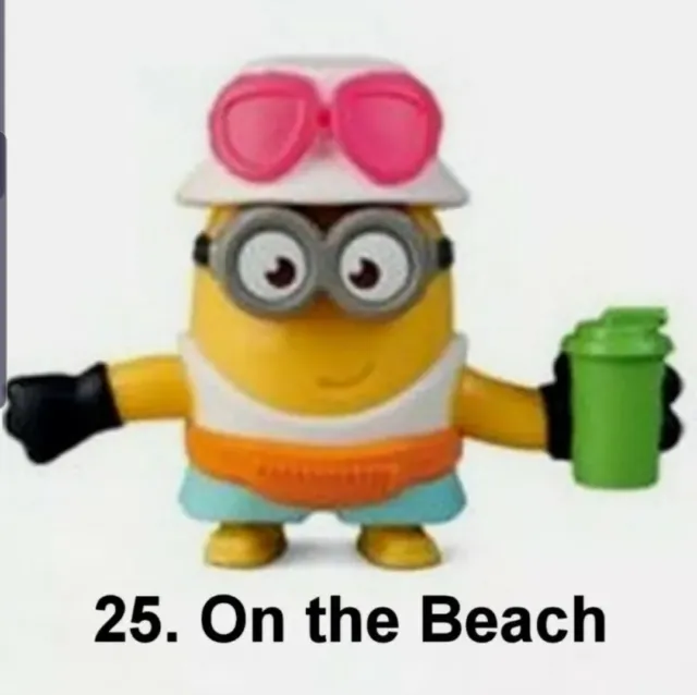 Minions 2 2021 on the Beach 25 spiaggia Happy Meal McDonald's collezione gadget