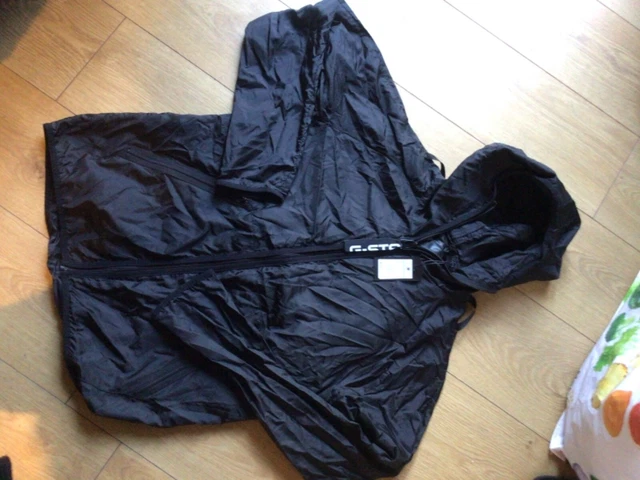 G STAR RAW strett hooded gymbag jacket new men s small black
