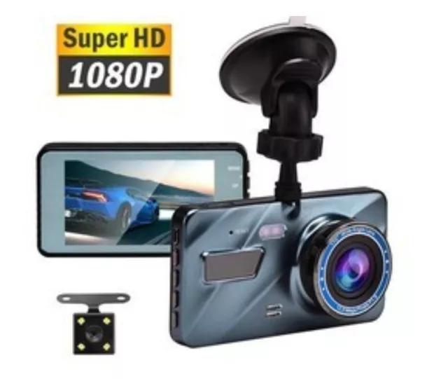 "Vehicle BlackBox DVR" Dashcam voiture 1296p Full HD 1080p Dual Lens Camera