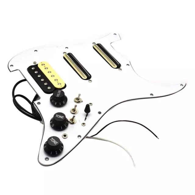 ST Electric Guitar Pickguard Pickup Wiring Loaded Prewired Pickguard Guitar8348