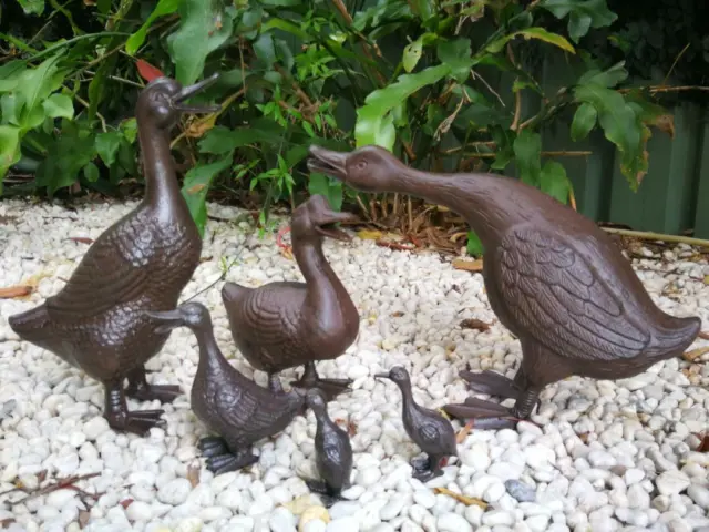 Cast Iron Big Duck Family (6 Sizes Available)  Home and Garden Ornaments Rustic