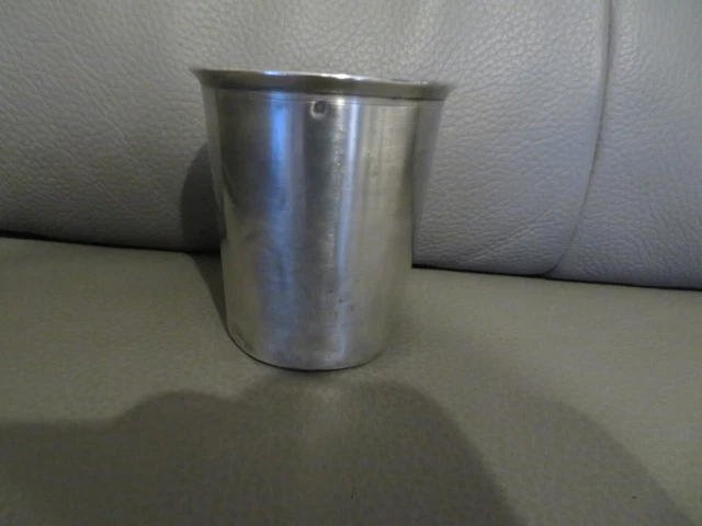 Timbale En Argent Massif Olivier Caron – Intérieur Vermeil Gravé – 83 Gr – Pièce Orfèvrerie