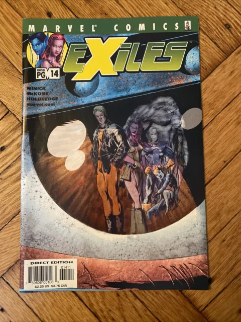 Exiles #14  Marvel Comics 2002 Vf/Nm Newsstand