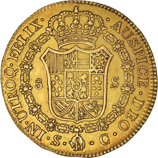 [#1061757] Monnaie, Espagne, Charles III, 8 Escudos, 1786, Seville, TTB+, Or 2