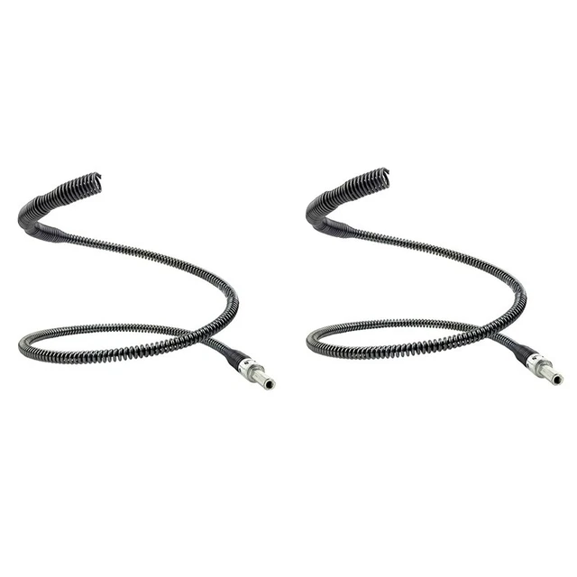 2 x strumenti di dragaggio tubi a molla pulitore lavandini fogna pipeline bacino intasato ReO5Q3