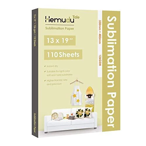 Sublimation Paper 13x19 inch 110 Sheets for Personalized Tumblers Mugs Light