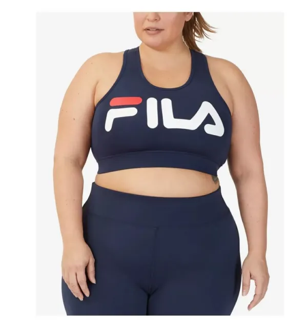 NWT Fila Dawn Sports Bra Top Green Blue Women's Size Small Brand New With  Tags