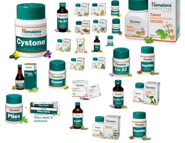 Himalaya Wellness Pure Herbs All Types Herbal Tablets With FREE SHIPPING