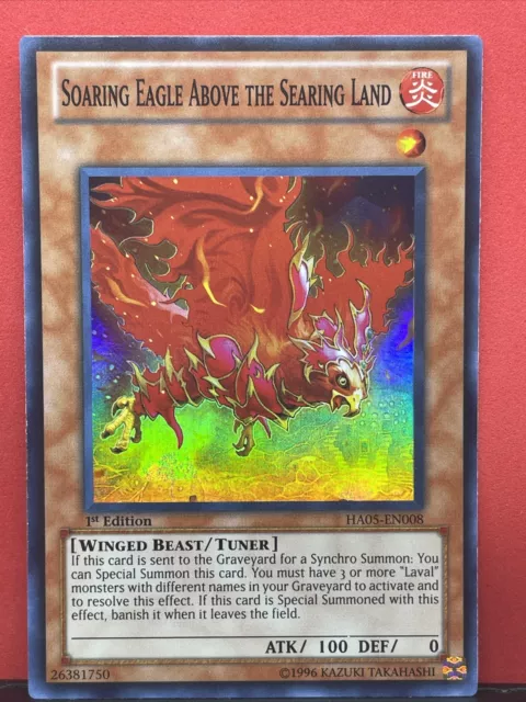 Soaring Eagle Above the Searing Land - HA05-EN008 - Super Rare - 1st Edition