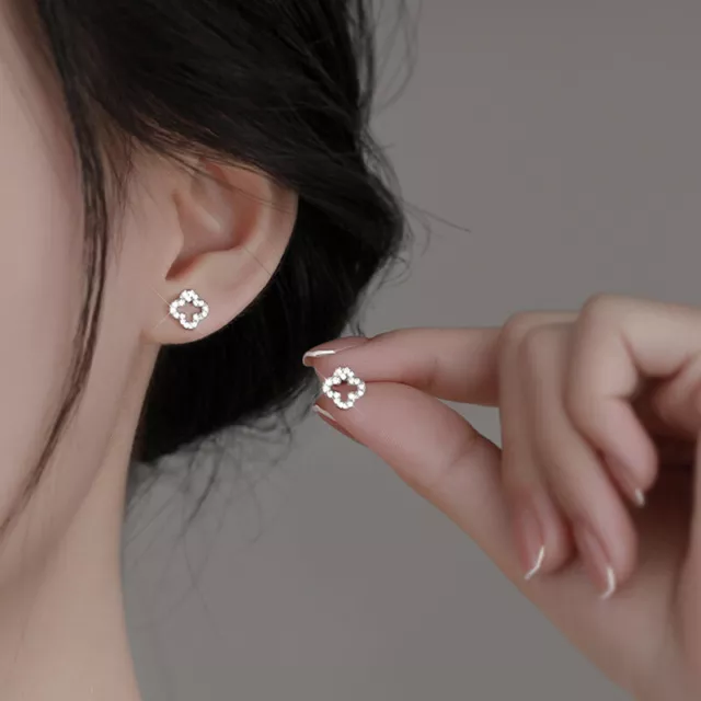 Cute Small Tiny Stud Earrings 925 Sterling Silver Women Girls Jewellery Gift UK