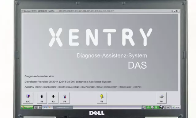 SSD Festplatte Star Xentry DAS Diagnose für C3 Multiplexer Dell D630 D620