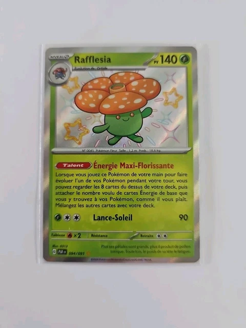 Shiny Raffle CARTE POKÉMON SHINY Rafflesia 094/091 Mint - Destinées de Paldéa EV4.5 ...