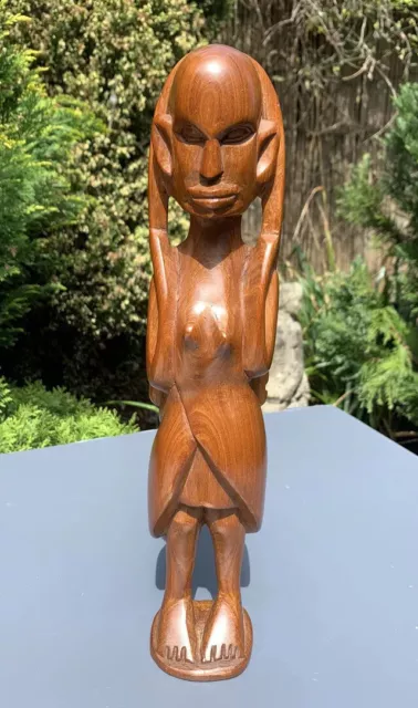 African Hand Carved Wooden Figurine