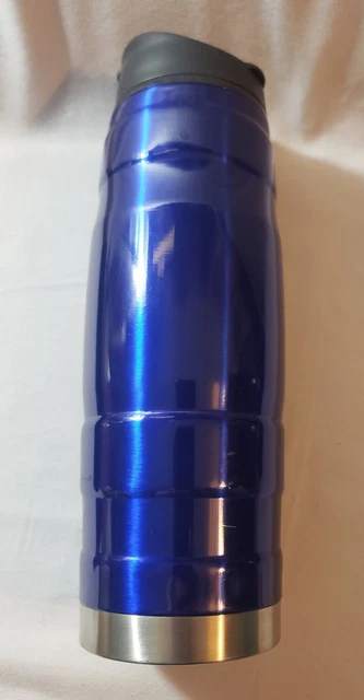 bubba Vacuum-Insulated Stainless Steel Travel Mug 20 oz Electric Blue.  GUC PICS 2