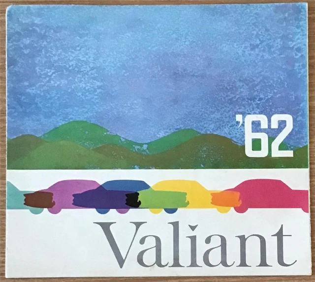 CHRYSLER VALIANT CAR Sales Brochure 1962 #CISA/S/VS6/9/61/E £14.99 ...