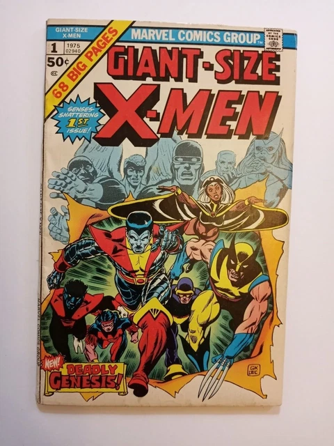 Giant Size X-Men  1 Marvel 1975 1St App. Storm Nightcrawler Colossus Thunderbird