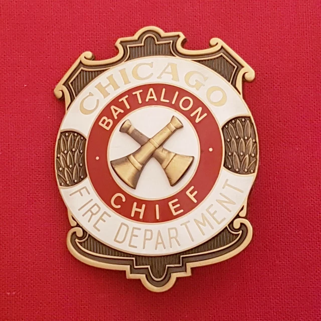 *CHICAGO FIRE DEPARTMENT - BATTALION CHIEF - Collector TV Series Prop ...