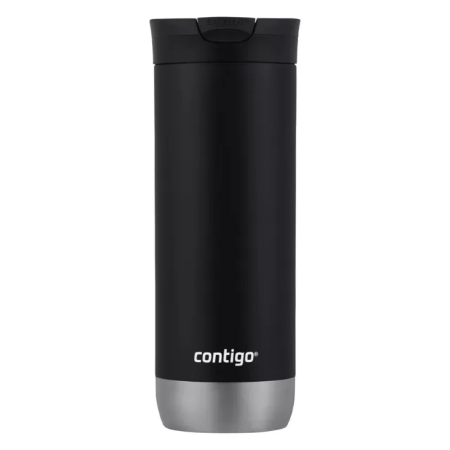 Travel Mug Contigo Leak proof Lid Stainless Steel Thermos 16fl oz Coffee Tea cup