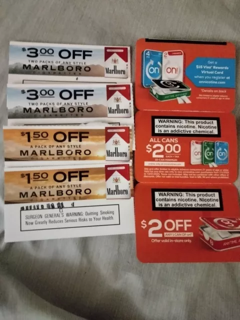 Marlboro $9 Off+ ON! $4 Off +$15 Reward Offer Total $28 VALUE