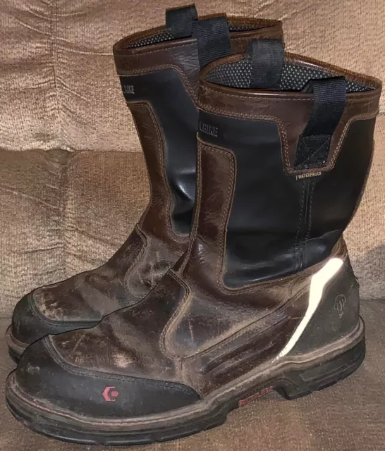 WOLVERINE WATERPROOF CARBONMAX Wellington Men's Boots Composite Toe ...