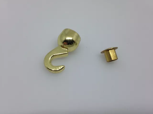 Older Style Grandfather Clock weight shell Hook and Nut 4 mm Thread