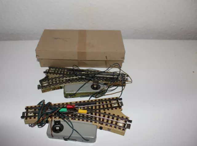 Märklin 3600 elektrisches Weichenpaar Ovp