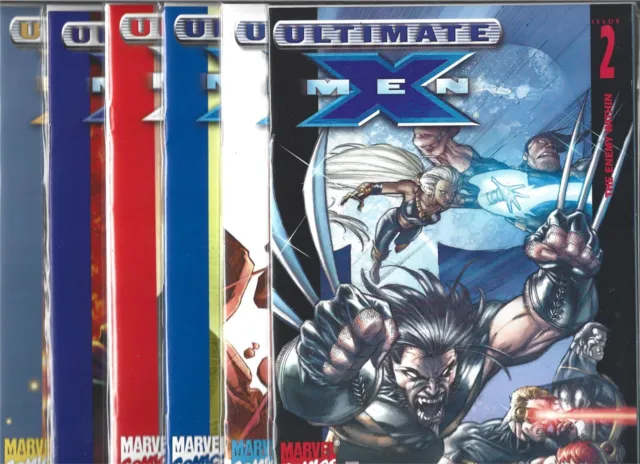 Ultimate X-Men Lot Of 6 - #2 #3 #4 #5 #6 #7 (Nm-) Marvel Comics