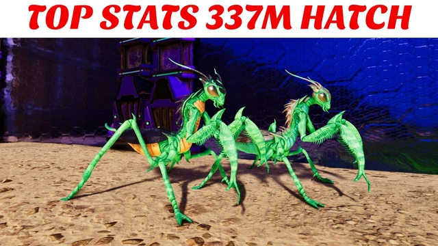 Ark Survival Ascended PC/PS5/XBOX PVE Blue Mantis TOP STATS 1243