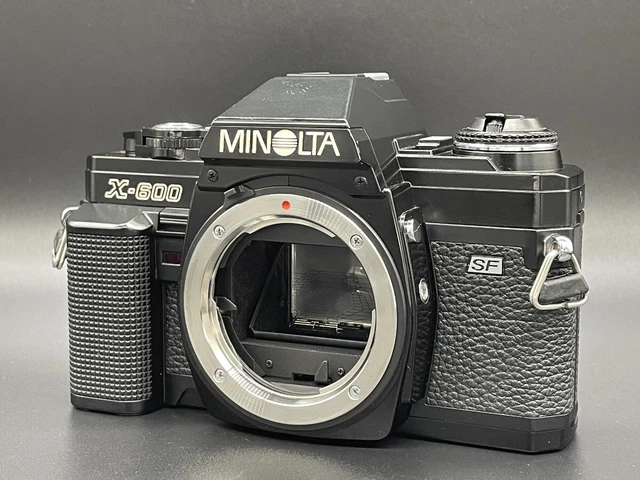 All Works MINOLTA X-600 SF 35mm SLR Film Camera Body From JAPAN [NEAR MINT]