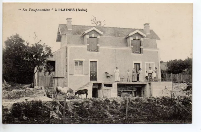 PLAINES aux environs de MUSSY SUR SEINE  Aube CPA 10 la pouponniere