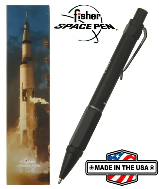 Fisher Space Pen / Clutch Black Anodized Aluminum Pen