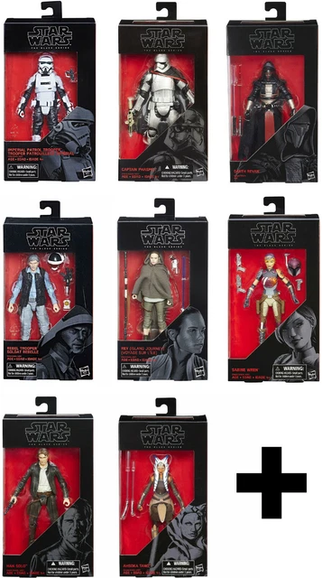 STAR WARS: BLACK SERIES 6" ASSORTED ACTION FIGURES ~ Rex, Han Solo, Tarkin++++