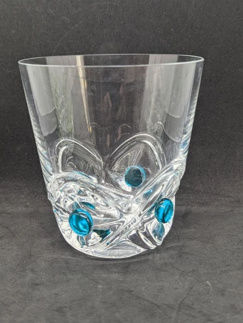 Lalique French Crystal Floride Whiskey Glass Tumbler 15 oz 3 Colors Available 2