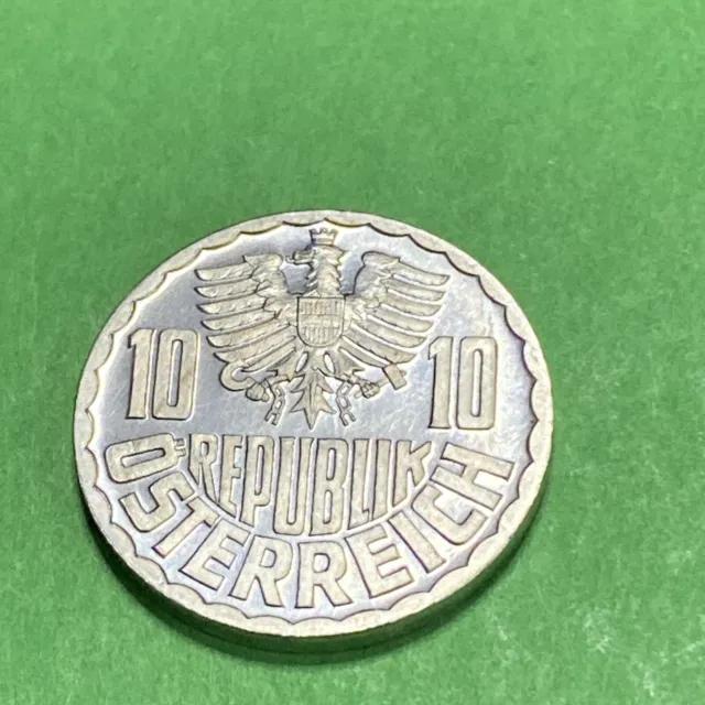 1952 Austria 10 Groschen Coin Km2878 Proof