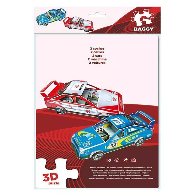 Puzzle 3D Pour Enfants Thème Machine 53 Pièces Dimensions 110x260x110mm