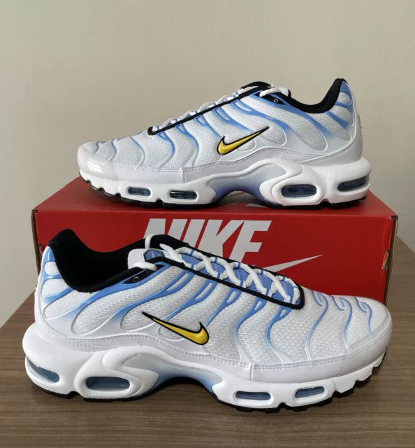 NIKE AIR MAX Plus Tn Tuned Bianco Università Blu Uk10,Eur45 Us11 Dm0032 101  Nuove EUR 245,36 - PicClick IT