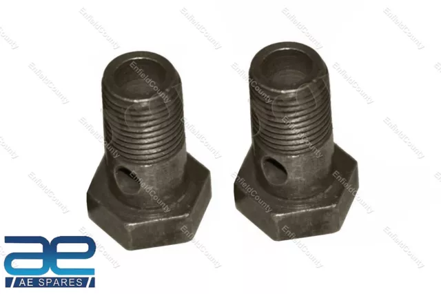 Par Tornillo Hueco 20mm Largo Acero Inoxidable Set 2 Piezas para Ford Tractor