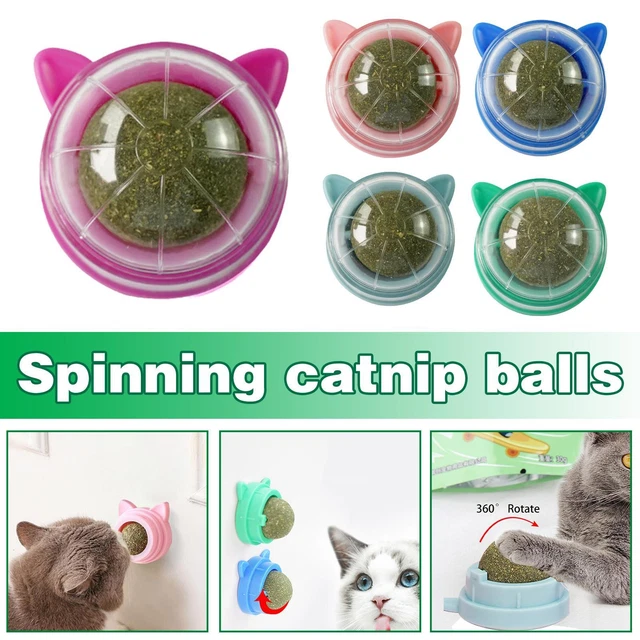 Natural Catnip Kitten Mint Ball Toy Cats Playing Cleaning Teeth Catnip Ball Best