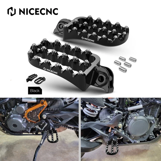 NICECNC WIDE FOOT Pegs Footrest Pedals For KTM 390 Adventure 20202023