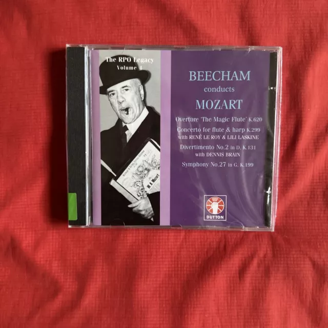 Sir Thomas Beecham dirigiert Mozart brandneu versiegelt