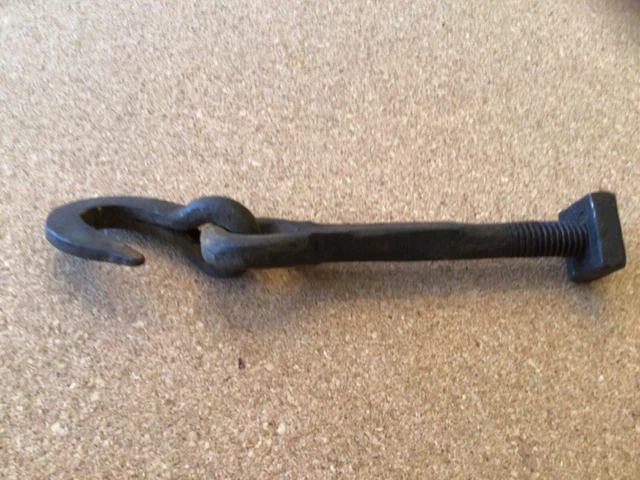 Rare Blacksmith Made Hook & Eye Bolt Excellent 2