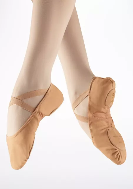 Elastosplit leather ballet shoe shop