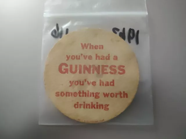 Guinness Brewery Beermat. 1963. No.116. 2