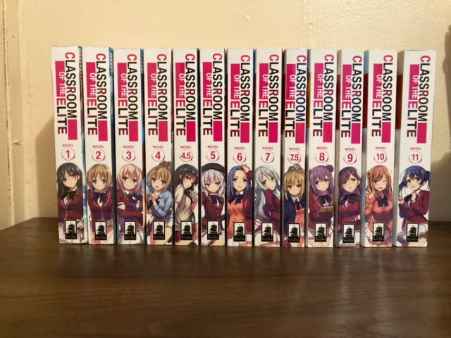 Classroom of the Elite Vol.1-11 + 4.5 + 7.5 + 11.5 Light Novel Set Japanese  Ver