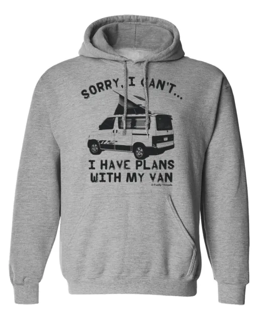 Mens Sorry..Plans With My Van Mazda BONGO Car Hoodie Retro Classic Hoody Gift