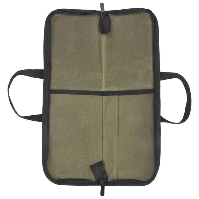 Messer Tasche (4 SteckpläTze), Messer Tasche Gewachst Segeltuch Roll A W6W8