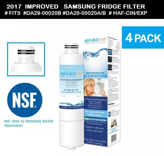 4x DA29-00020B REPLACEMENT FRIDGE FILTER Samsung  SRF801GDLS,SRF731GDLS﻿ &More 2