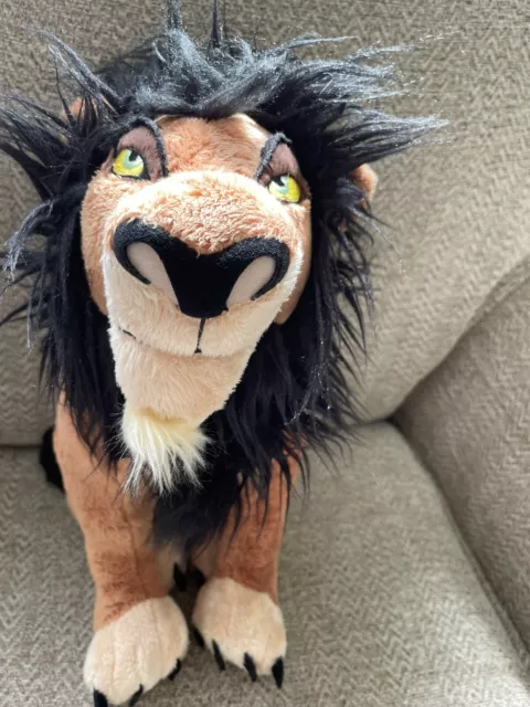 Disney Store Official Lion King Scar Plush 14” Soft Toy Stamped