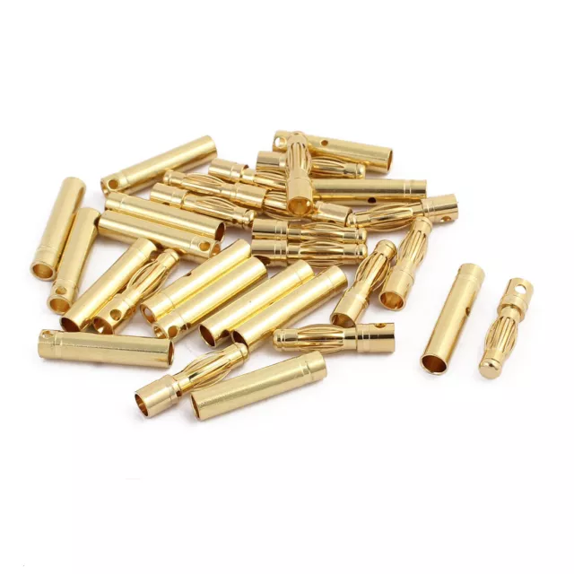 15 Pairs Gold Plated 4mm Male Female Banana RC Model Charger Connector