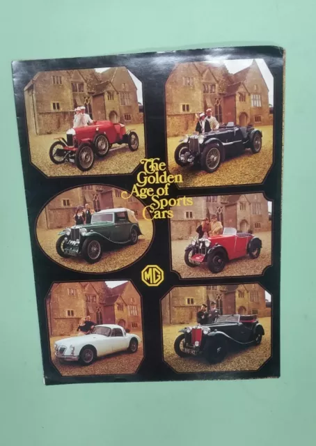 MG FULL Line Brochure Midget MGB MGB GT PicClick